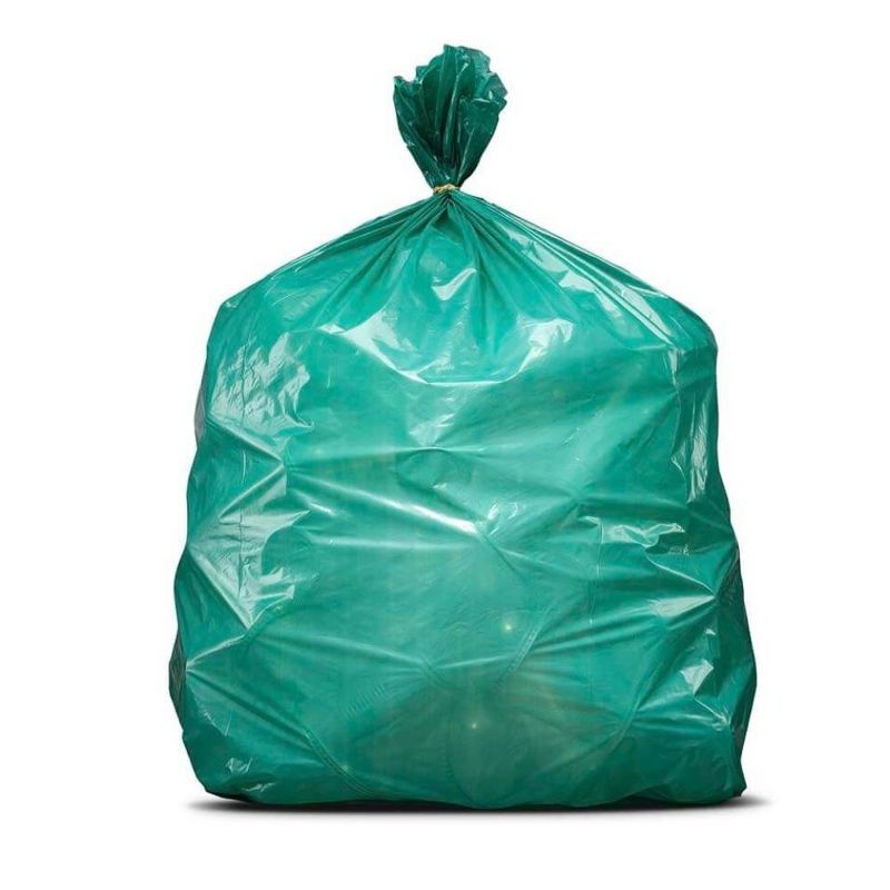 "Plasticplace 64 Gallon Toter Compatible Trash Bags, Green (50 Count), 5 of 6