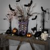 Northlight Ceramic Witch's Boots Halloween Decoration - 15" - Purple - 2 of 4