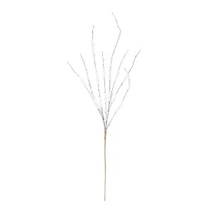 Melrose Flocked Tinsel Branch (Set of 12) - 1 of 3