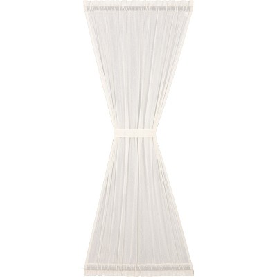 Tobacco Cloth Antique White Door Panel 72x40  VHC Brands