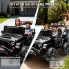 24V Ride on Toys for Kids, 2 Seater Electric Ride on Car w/Remote Control, 4 Powerful Motors, 4WD/2WD, 3 Speeds, Led Lights - 3 of 4
