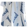 Manual Woodworks and Weavers Nautical Lighthouse Navy Rayon Throw, 48" x 60" - 2 of 3