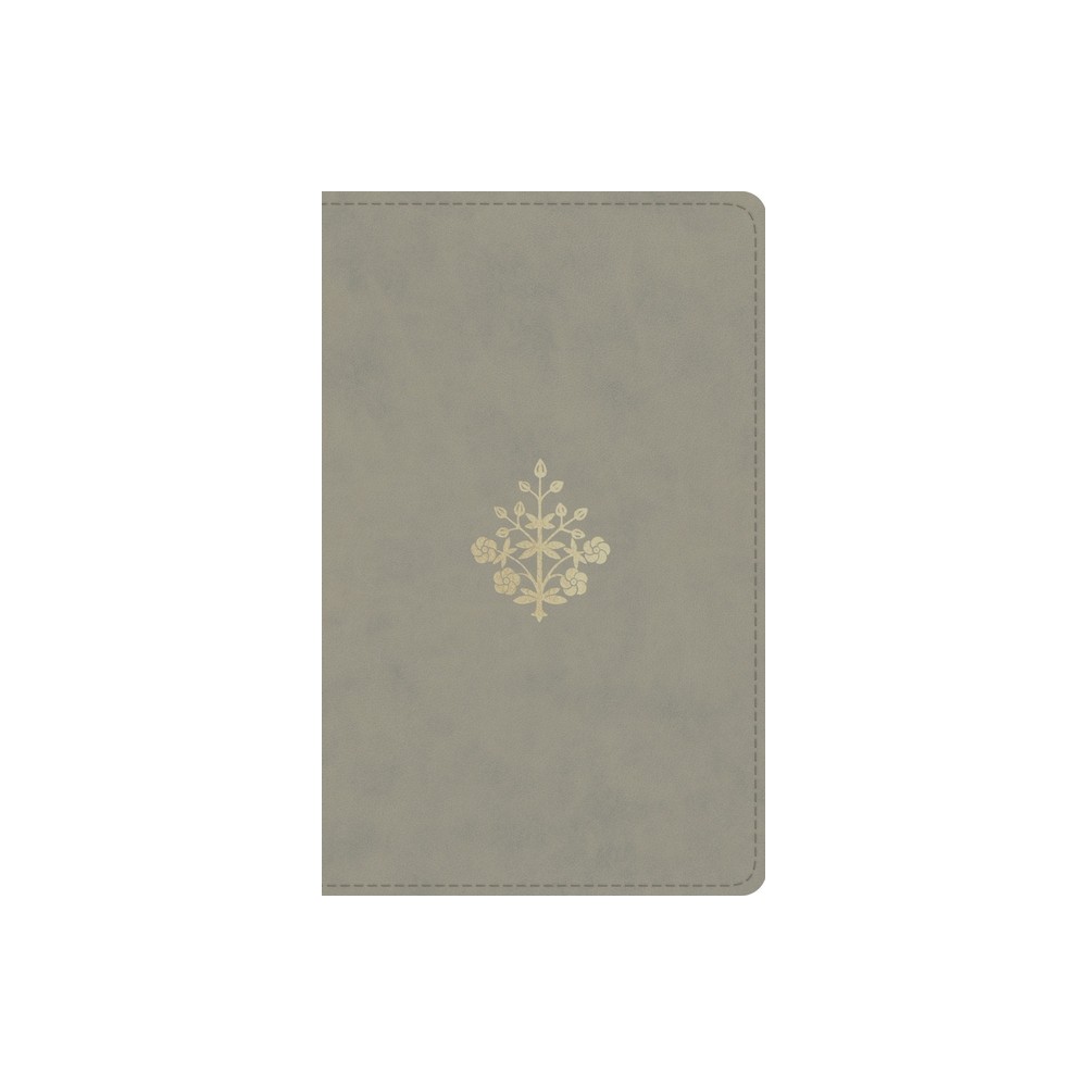 ESV Thinline Bible, Red Letter (Trutone, Stone, Branch Design) - by Esv Bibles (Leather Bound)