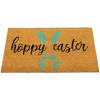 Northlight Natural Coir "Hoppy Easter" Outdoor Doormat - 18" x 30" - 3 of 4