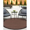 Unique Loom    Outdoor Border Checkered Area Rug - 3 of 4