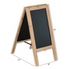 Vintiquewise Wooden A-Frame Chalkboard Sign Double-Sided Menu Board Easel for Restaurant, Cafe, Bar, Bakery, Wedding, Party, Home Display - 4 of 4