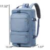 VisioGear Backpacks, Large Capacity Bag with Shoe Compartment, Backpacks with Adjustable Shoulder Strap for Travel, Blue, 17.32”*13.39“*1.57” - 3 of 4