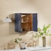 Modern Bathroom Wall Cabinet, Wall Mounted Medicine Cabinet, Floating Storage Cabinet for Bathroom,Living Room, Kitchen - 2 of 4