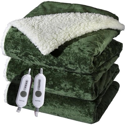 Heated Blanket, Soft Electric Blanket with 4 Heat Levels & 4H Auto Off, Machine Washable, ETL Certified with Overheat Protection