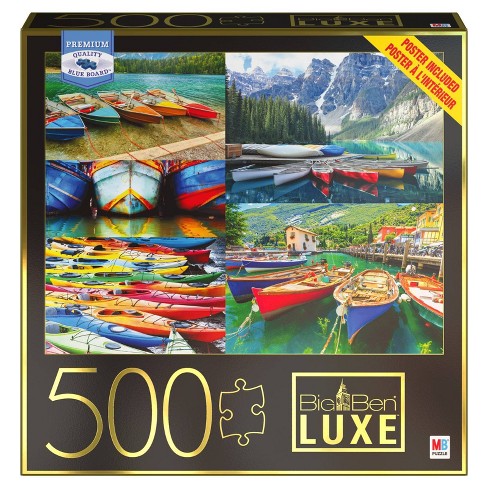 Milton Bradley Big Ben Luxe Boats Collage Jigsaw Puzzle 500pc Target