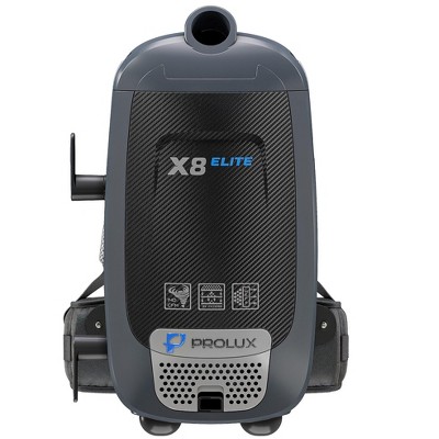 Prolux X8 Elite Black Canister Backpack Vacuum with HEPA Filter