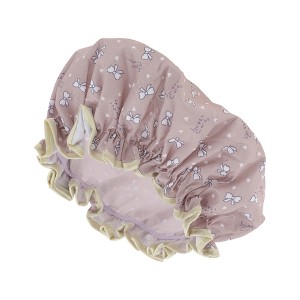 Unique Bargains Women's Beautiful Bow Bath Cap 1 Pc - 1 of 3