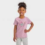Toddler 'Butterfly' Short Sleeve T-Shirt - Cat & Jack™ Plum Purple