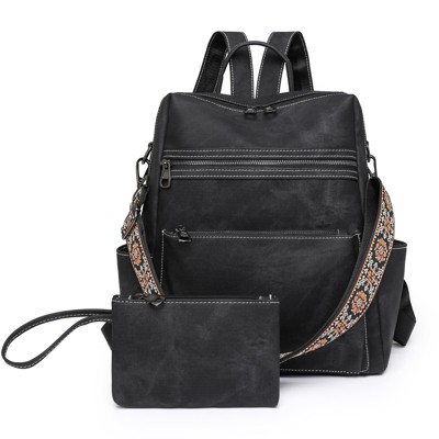 Generic Backpack Purse, PU Leather Backpack Purse, Waterproof Anti-Theft Women Back pack, Fashion Multi-Pocket Travel Backpack Shoulder Bag Handbag