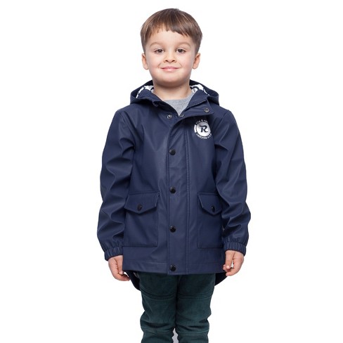 Boys navy best sale rain jacket