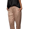 Women's Sequin Party Pants - entro - 2 of 4