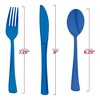 Smarty Had A Party Blue Disposable Plastic Party Cutlery Set - 600 Sets - 2 of 4