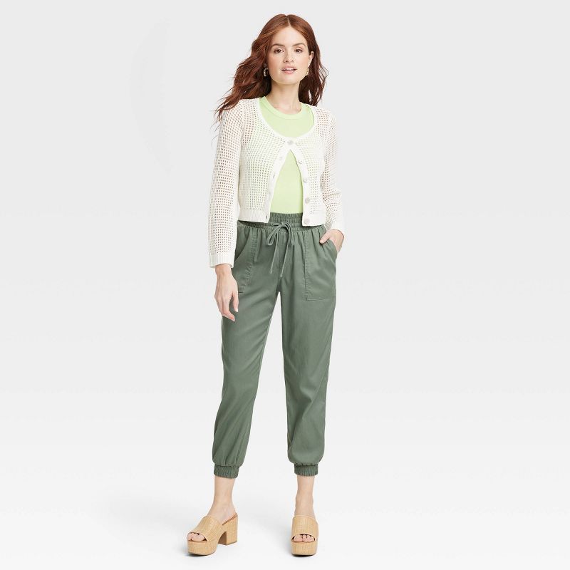 Women's High-Rise Modern Ankle Jogger Pants - A New Day™, 4 of 11
