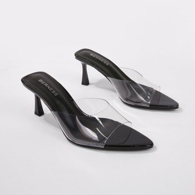 Berness Women's Cana Transparent Slip-on Mule Heels - image 2