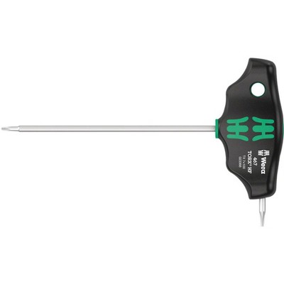 Wera 467 T-handle Screwdriver Torx HF Torx Wrench - Tip Size: T7