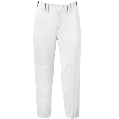 white mizuno softball pants