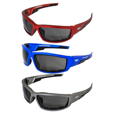 3 Pairs of Global Vision Eyewear Sly Safety Motorcycle Glasses