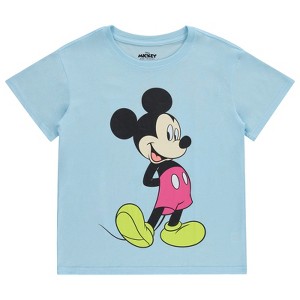 Ladies Mickey Mouse Fashion Shirt - Disney Mickey & Minnie Mouse Clothing - Mickey Mouse Front and Back T-Shirt - 1 of 4