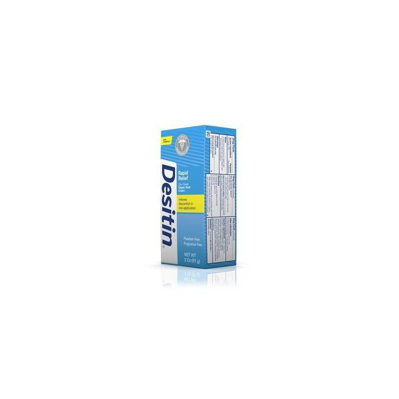 Desitin Rapid Relief Creamy Diaper Rash Ointment - 2oz, 6 of 9