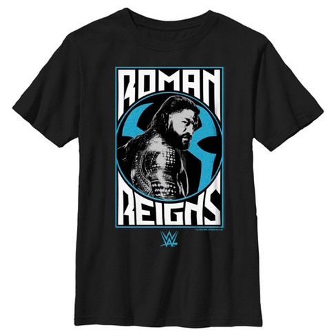 Beskrivende billetpris Kanin Boy's Wwe Roman Reigns Poster T-shirt : Target