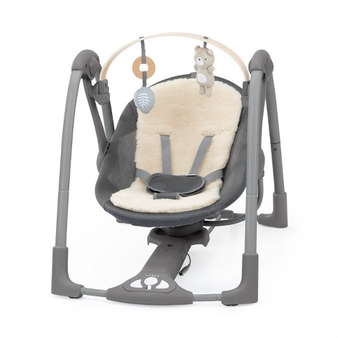 Ingenuity Every Season Swing n Go Portable Baby Swing Wesley Beige Target