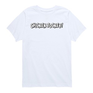 Boys' - Instant Message - Chicken Jockey Gamer Short Sleeve Graphic T-Shirt - 1 of 4
