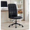 KTMBDW PU Leather Comfortable Office Desk Chair High Back Height Adjustable Computer Swivel Chair w/Armrests - 2 of 4