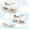 Costway Convertible Rocking Horse & Sliding Car with Detachable Balance Board Dark Gray/White - 3 of 4