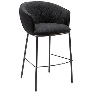 Zuo Essen Barstool Black  and  Bronze - 1 of 4