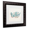Trademark Fine Art - Janelle Penner Hello I Matted Framed Art - 3 of 4
