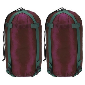 Unique Bargains Waterproof Portable Compression Stuff Sacks 2 Pcs 20L - 1 of 4