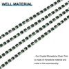 Unique Bargains Bags Clothing Decoration Crystal Rhinestone Sew on Close Claw Chain Trim - 3 of 4