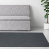 2'x3' Solid Utility Accent Rug Mid Gray - Made By Design™