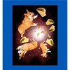 Corgis & Tacos In Space Long Sleeve Adult Hooded Sweatshirt - 2 of 2