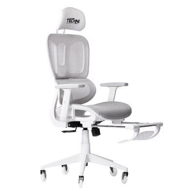 Vynxaria TSF72 Echo Gaming Chair - Stylish Black with Red & White Accents