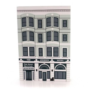 Cat's Meow Village 6.0 Inch Andrews Hotel Painted Ladies Retired Village Buildings - 1 of 2