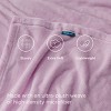 Bedsure Flannel Blanket – Solid Color Plush Throw, Ultra Soft and Fuzzy, 300GSM Lightweight Cozy Blanket for Bed or Sofa - 4 of 4