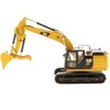 CAT Caterpillar 323F L Hydraulic Excavator with Thumb and Operator "Core Classics Series" 1/50 Diecast Model by Diecast Masters - 2 of 4
