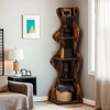 Hommoo 68.9" Tall 5-Tier Corner Bookshelf - 4 of 4