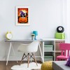 Stupell Industries Cat Peeking from Jack-o-Lantern Framed Print Under Glass Art - 3 of 4