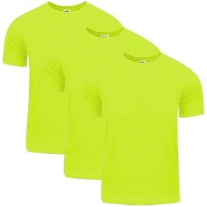 3 Pack Shaka Wear Men's Active Comfort Cotton Short Sleeve Crew Neck T-Shirt - 1 of 4