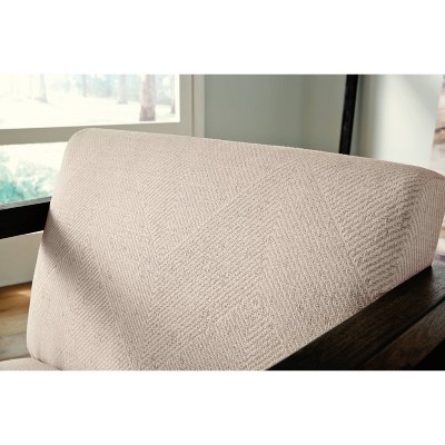 Alarick Cream and Black Transitional Wood Accent Chair