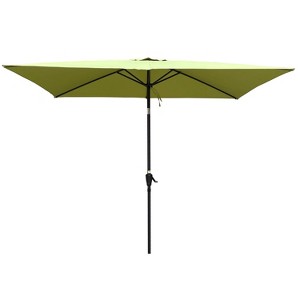 CAVINAS 6x9 FT Cantilever Patio Umbrella, Waterproof and Windproof Design with Crank, Beach Umbrella, without Base - 1 of 4