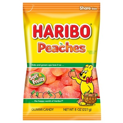 HARIBO Peaches Gummi Candy - 8oz