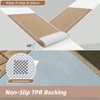32 inchx 48 inch non - slip door mat indoor entryway rug washable low - profile absorbent stain resist floor mat beige - 4 of 4